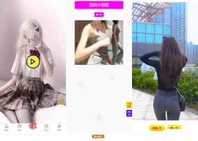 五套随机小姐姐短视频引流网站源码