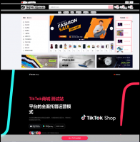 TikTok跨境商城系统源码+落地页源码